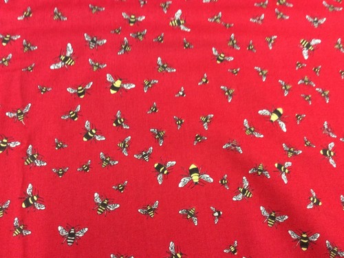 Inprint makower bees red - bees, on