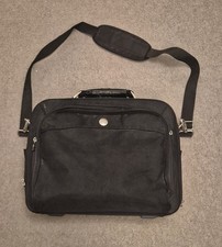 Used/Vintage DELL Black Laptop Briefcase with Shoulder Strap