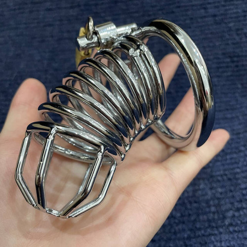 Metal chastity cage device - cage,