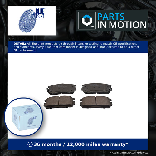 Brake pads set - pads, fits