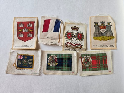 1910s antique cigarette silks - antique,