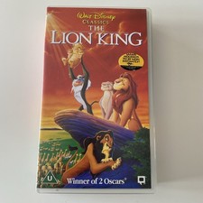 The Lion King VHS Video Tape Walt Disney Classics Video Cassette