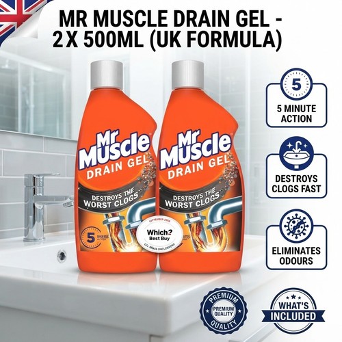 2x500ml heavy duty - duty, drain