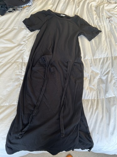 Long black dress - dress, from