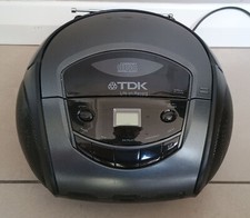 Rare Black TDK Life On Record TBC8211GP Portable CD Player Radio Boombox