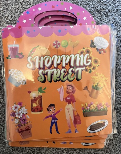 Children sticker book - book, reusable
