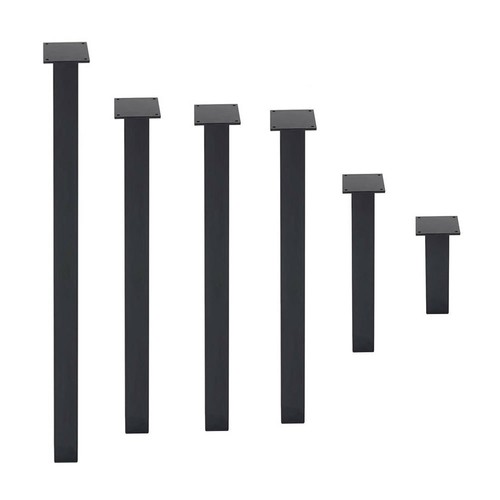 Metal tube table legs - 4x,