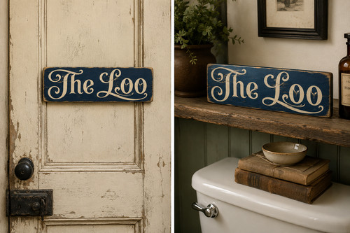 Loo vintage style - loo, bathroom