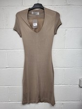 Zara Biege V-neck Knitted