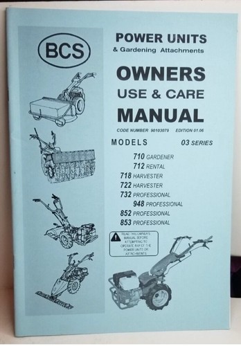 Bcs power units owners - use, &