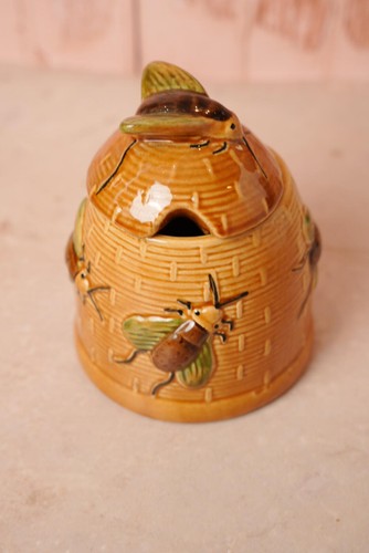Vintage honey pot ceramic - |,