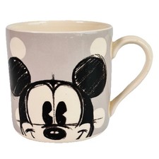 Cath Kidston x Mickey Mouse Disney Black And White Sketch Style Mug