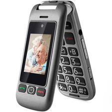 G6 4G Unlocked Basic Mobile Phone for Seniors丨Flip Phone丨SIM Free