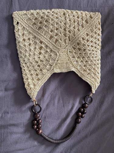 Ladies summer straw - straw, bag