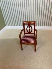 1:12th Scale Dolls House furniture, *NEW* Walnut Chair SHF716