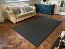 DARK GREY RUG deep pile