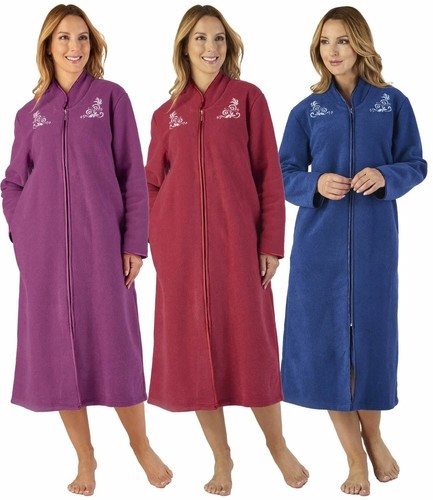 Slenderella zip dressing gown - slenderella,