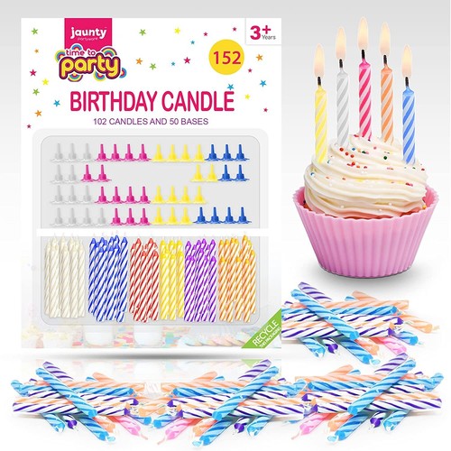 152pc cake decoration birthday - 152pc,