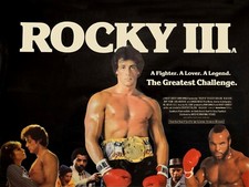 ROCKY III 1982 UK quad poster