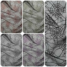 Halloween Spider Web Lace Mesh