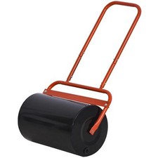 Outsunny Combination Push/Tow Lawn Roller Filled w/ 38L Sand or Water Garden