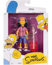 Otto with Guitar Figure - The Simpsons 5" Action Figure Collectable Toy - New