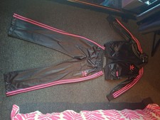 Pink Womens Vintage Silk Black