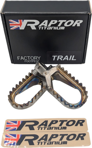 Raptor titanium foot - titanium,