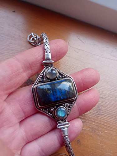 Sterling silver and - silver,