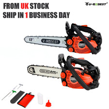V-MODEST 2511 12" 30CM Bar Top Handle Petrol Chainsaw 25cc 2-Stroke Climbing Saw
