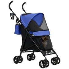 Lightweight Blue Dog Stroller