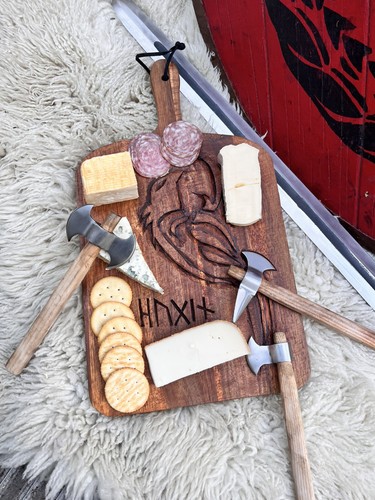 Viking cheese axe set - cheese, axes)