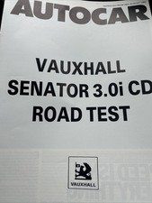 Vauxhall Senator Autocar Road