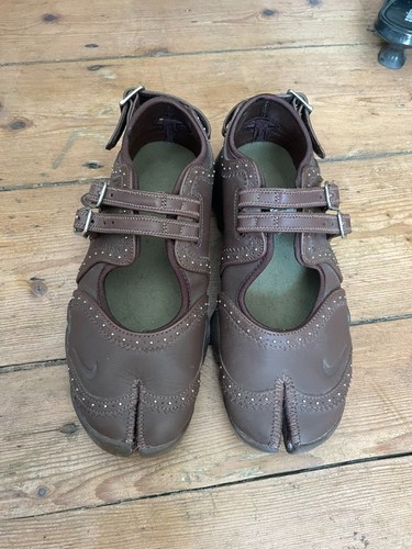 Nike air rifts brown - nike, leather