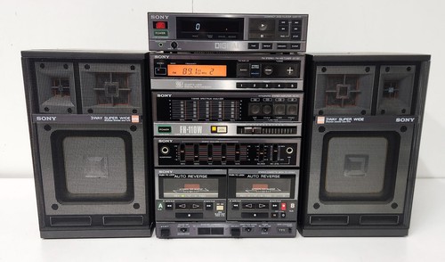 Vintage sony 110w - fh-110w, compact