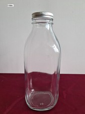 Glass water juice - milk, empty