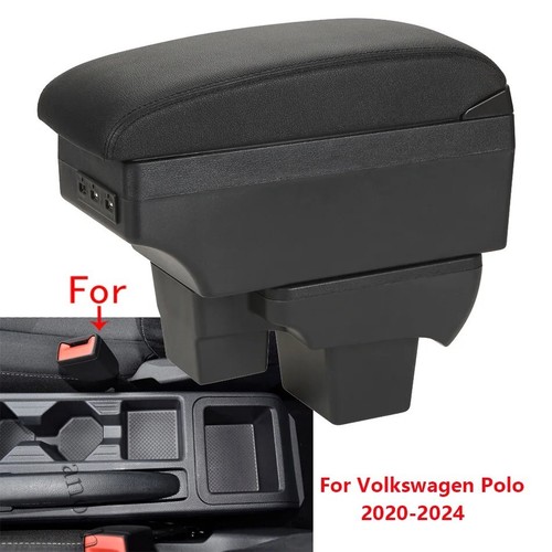 Polo mk6 armrest black - aw,