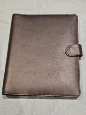 Jasper Conran Black Leather Ringbinder Filofax Personal Organiser Time Planner