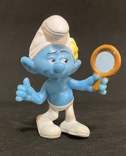 Smurf toy vanity mcdonalds - toy,