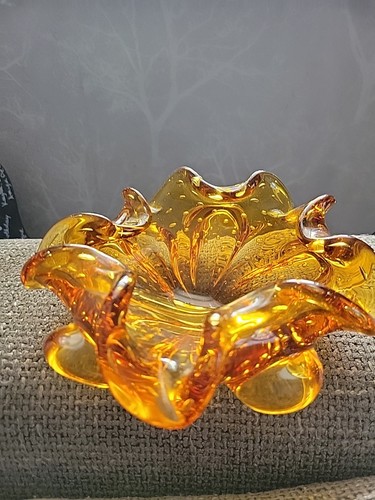 Murano large amber organic - murano,