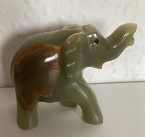Vintage hand carved onyx - hand,