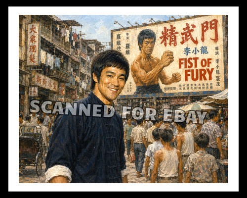 Bruce lee 8x10in glossy - 8x10in,
