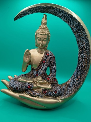 Golden buddha ornament - ornament, –
