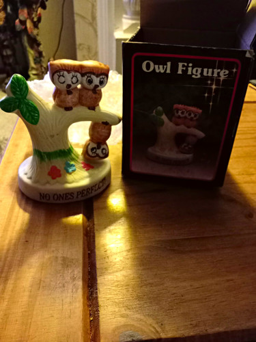 Woolbro ceramic owl figurine - woolbro,