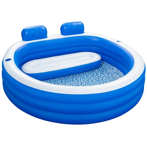 Bestway family pool - family, bench