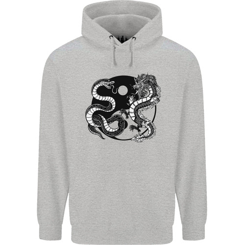 Yin yang dragons japan - yin,