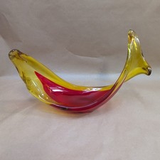 Vintage Murano Selenium Red