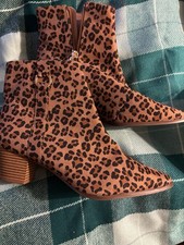 New Leopard Print Wide Fit