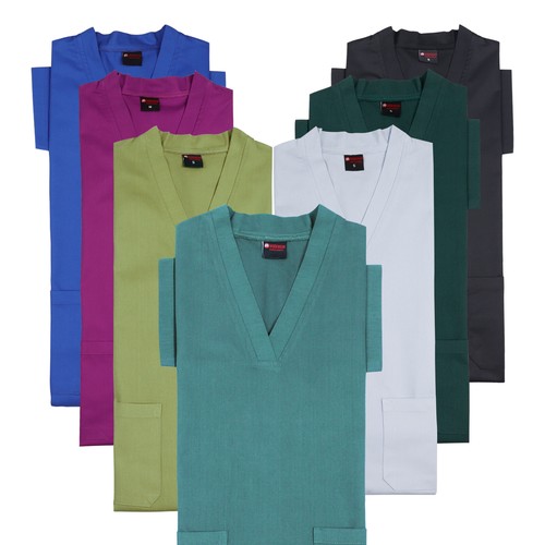 Medical scrub 100 cotton top - scrub, 100%