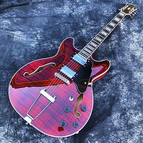 Grote red flame maple jazz - red,
